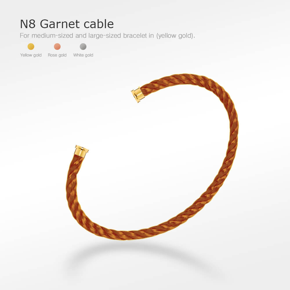 [Dawnora Jewelry]FORCE SERIES BRACELET CABLES 50 CHOICES (DIY SELECTION)