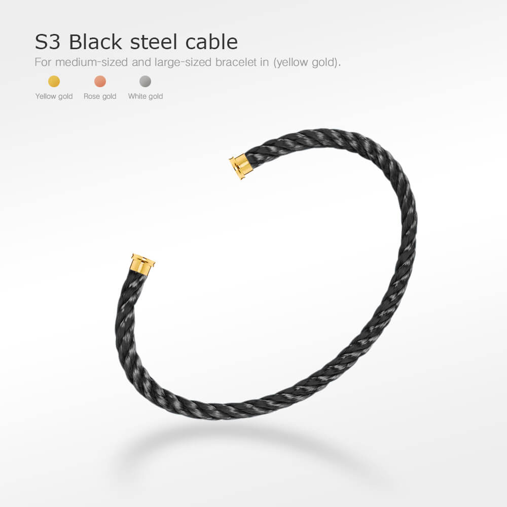 [Dawnora Jewelry]FORCE SERIES BRACELET CABLES 50 CHOICES (DIY SELECTION)