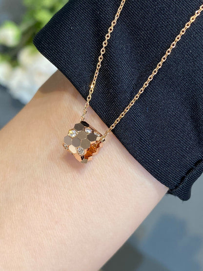 [Dawnora Jewelry]BEE LOVE DIAMOND NECKLACE