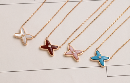[Dawnora Jewelry]JEUX DE NECKLACE 1 DIAMOND