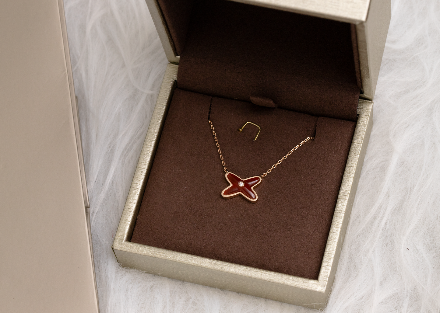 [Dawnora Jewelry]JEUX DE NECKLACE 1 DIAMOND