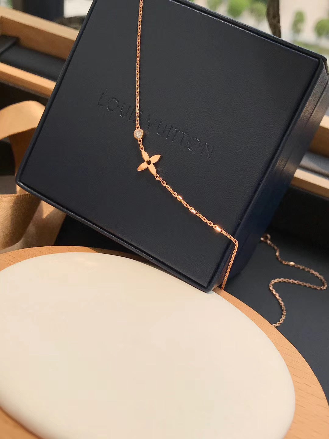 [Dawnora Jewelry]BLOSSOM PENDANT PINK GOLD AND DIAMOND