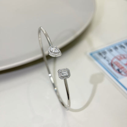 [Dawnora Jewelry]JONC FLEX MY TWIN TOI & MOI SILVER DIAMOND BRACELET