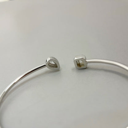 [Dawnora Jewelry]JONC FLEX MY TWIN TOI & MOI SILVER DIAMOND BRACELET