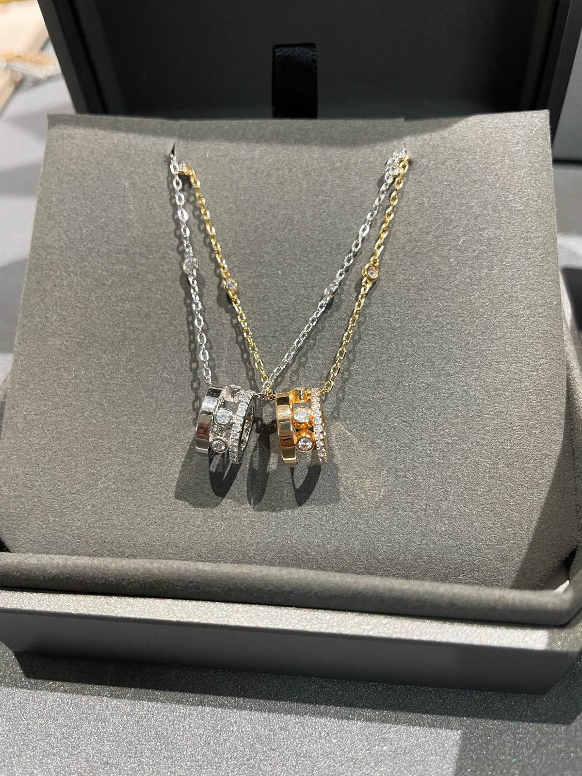 [Dawnora Jewelry]CHAIN MOVE ROMANE PEDAND NECKLACE