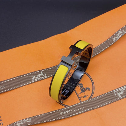 [Dawnora Jewelry]CLIC HM SO BLACK YELLOW BRACELET