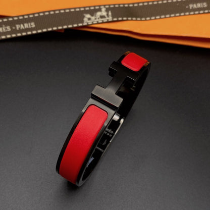 [Dawnora Jewelry]CLIC HM SO BLACK RED BRACELET