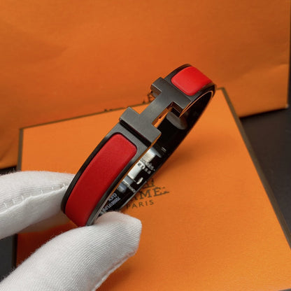 [Dawnora Jewelry]CLIC HM SO BLACK RED BRACELET