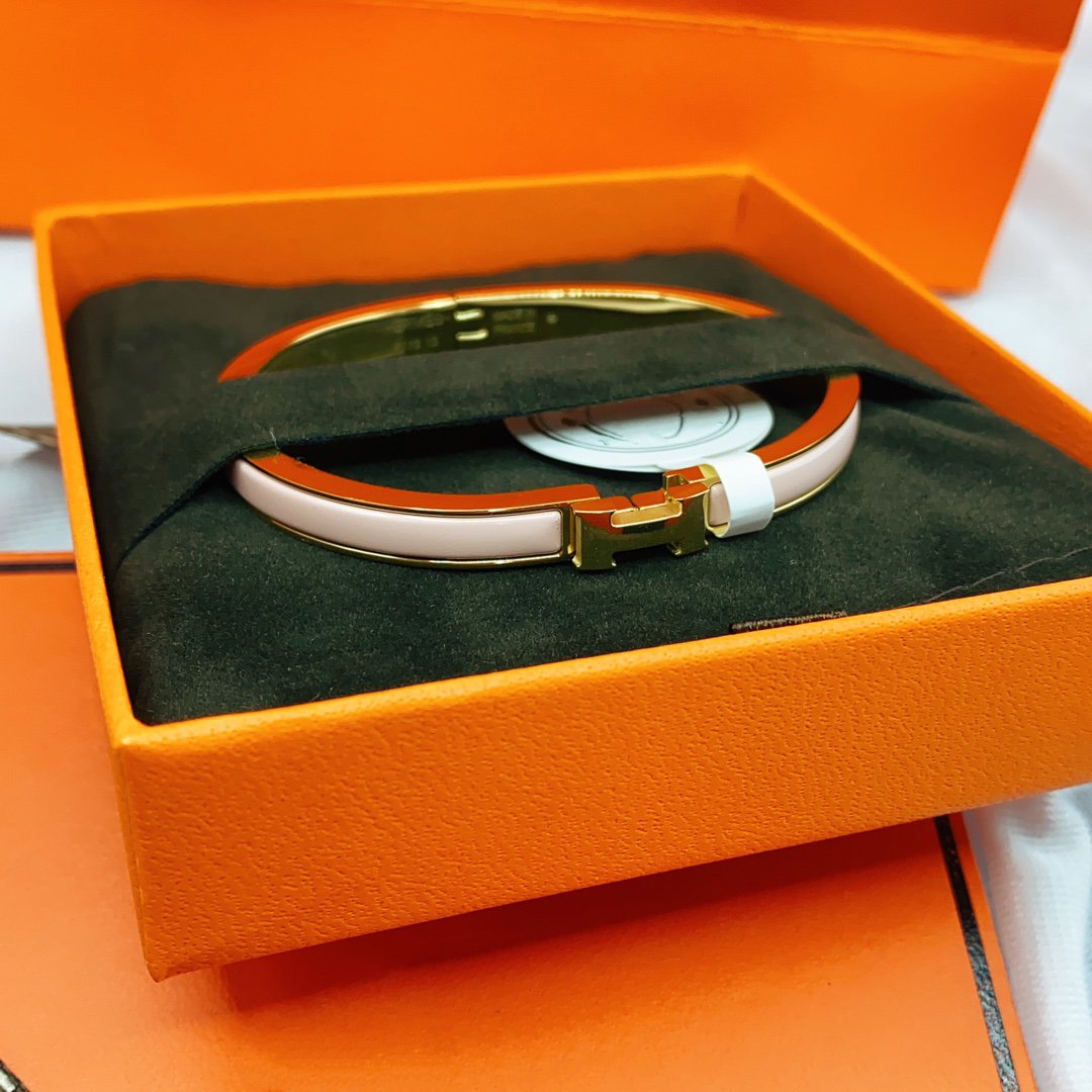 [Dawnora Jewelry]CLASSIC HM CLIC  PINK 8MM ENAMEL BRACELET