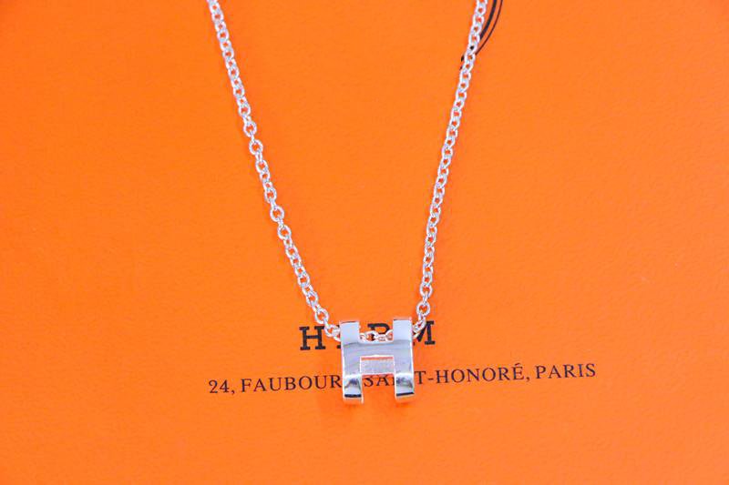 [Dawnora Jewelry]HM NECKLACE H LETTER OVAL SERIES