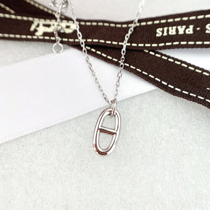 [Dawnora Jewelry]HM PIG NOSE NECKLACE