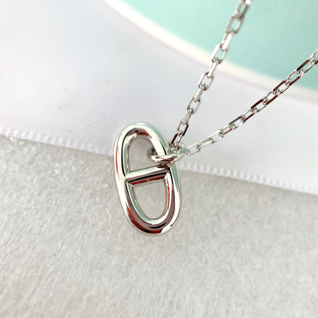 [Dawnora Jewelry]HM PIG NOSE NECKLACE
