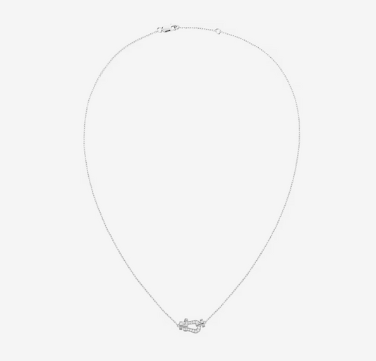 [Dawnora Jewelry]FORCE 10 DIAMOND SILVER NECKLACE MINI MODEL