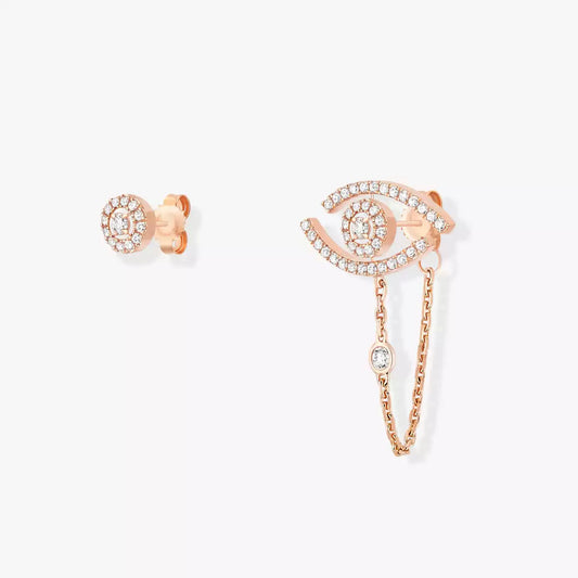 [Dawnora Jewelry]Lucky Eye Diamond Earrings