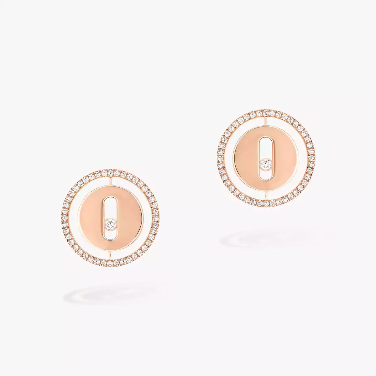 [Dawnora Jewelry]Lucky Move Diamond Earrings