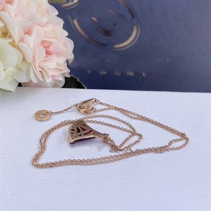 [Dawnora Jewelry]DREAM NECKLACE CARNELIAN 1 DIAMOND