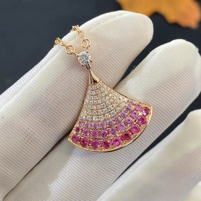 [Dawnora Jewelry]DREAM NECKLACE PINK GOLD PINK DIAMOND