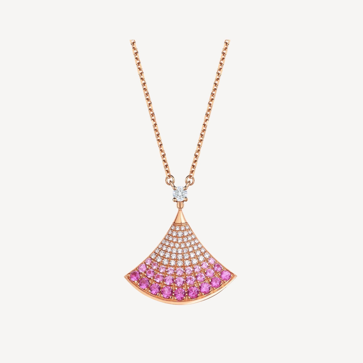[Dawnora Jewelry]DREAM NECKLACE PINK GOLD PINK DIAMOND
