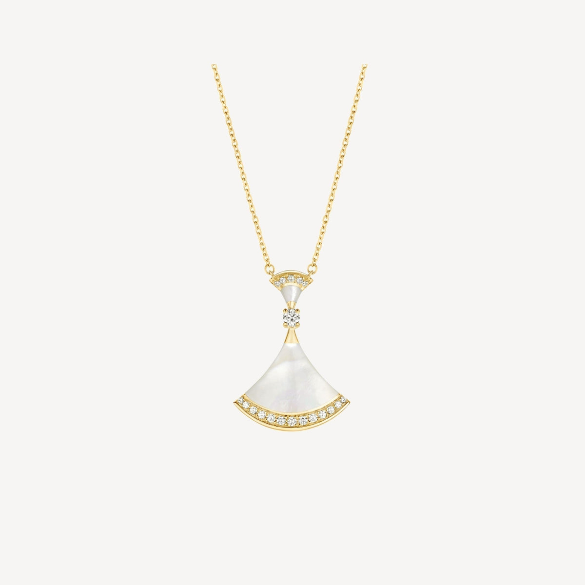 [Dawnora Jewelry]DREAM NECKLACE MOP GOLD DIAMOND