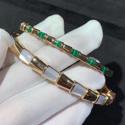 [Dawnora Jewelry]SERPENTI BRACELET PINK GOLD MOP