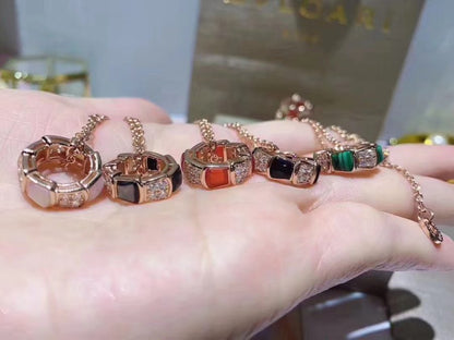 [Dawnora Jewelry]SERPENTI PEDANT DIAMOND NECKLACE