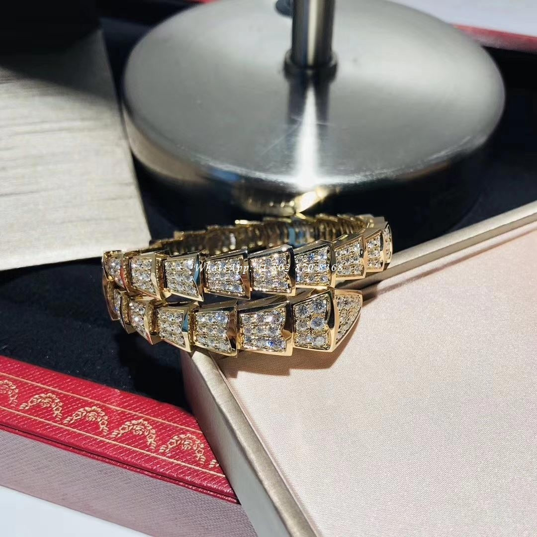 [Dawnora Jewelry]SERPENTI BRACELET 8MM GOLD DIAMOND