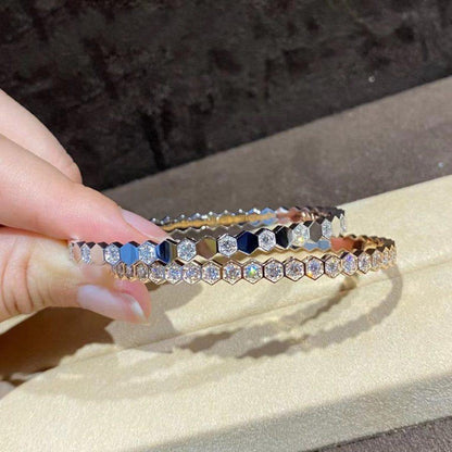 [Dawnora Jewelry]BEE LOVE GOLD BRACELET FULL DIAMOND