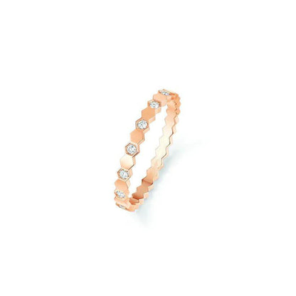 [Dawnora Jewelry]BEE LOVE RING PINK GOLD DIAMOND