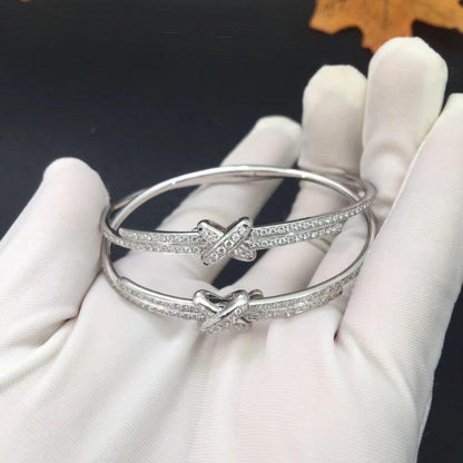 [Dawnora Jewelry]JEUX DE BRACELET DIAMONDS SILVER