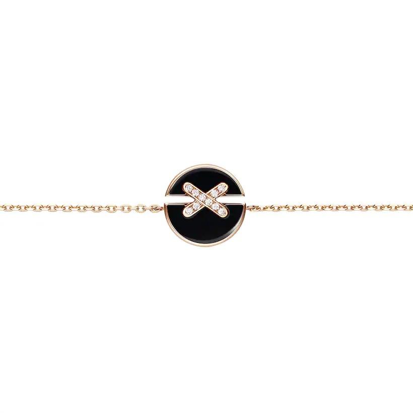 [Dawnora Jewelry]JEUX DE BRACELET ONYX PINK GOLD DIAMOND
