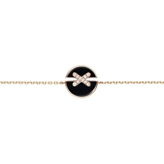 [Dawnora Jewelry]JEUX DE BRACELET ONYX PINK GOLD DIAMOND
