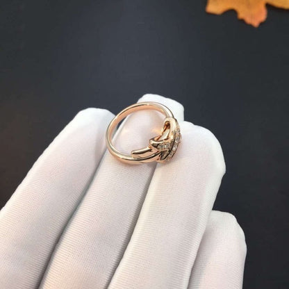 [Dawnora Jewelry]JEUX DE PINK GOLD DIAMOND RING