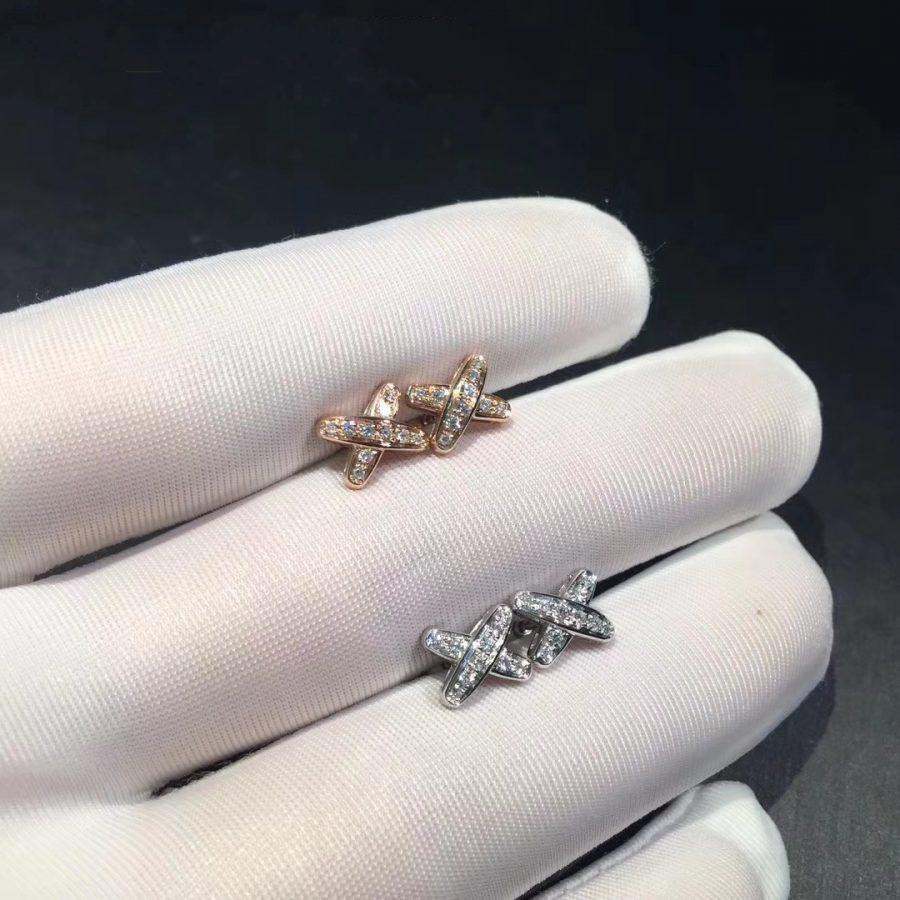 [Dawnora Jewelry]JEUX DE DIAMOND EARRINGS