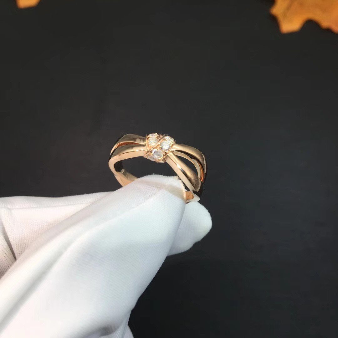 [Dawnora Jewelry]LIENS RING PINK GOLD DIAMOND