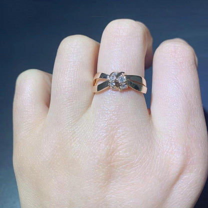 [Dawnora Jewelry]LIENS RING PINK GOLD DIAMOND