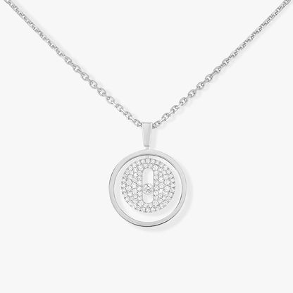 [Dawnora Jewelry]LUCKY MOVER PM PAVED NECKLACE
