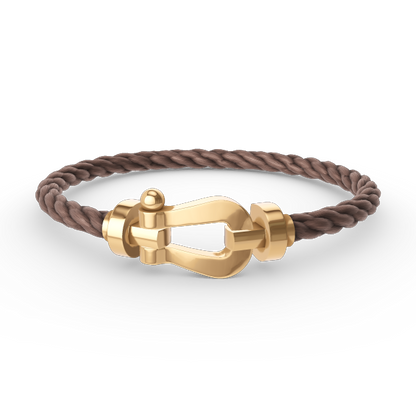 [Dawnora Jewelry]FORCE LARGE HORSESHOE NO DIAMOND BRACELET GOLD