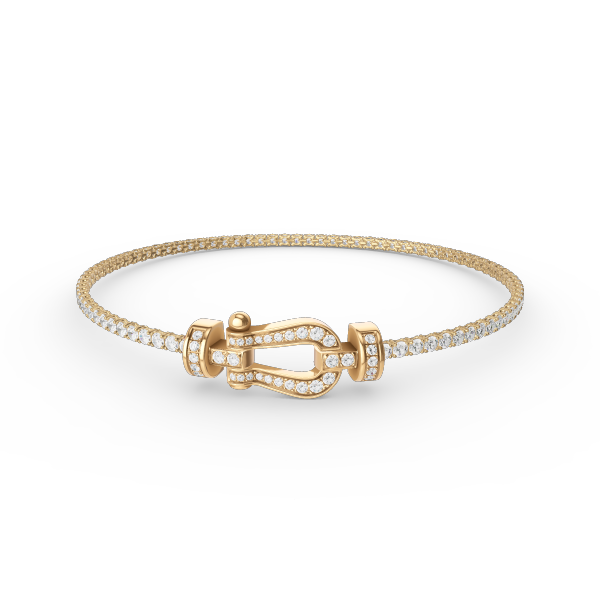 [Dawnora Jewelry]FORCE  HORSESHOE  DIAMOND TENNIS BRACELET