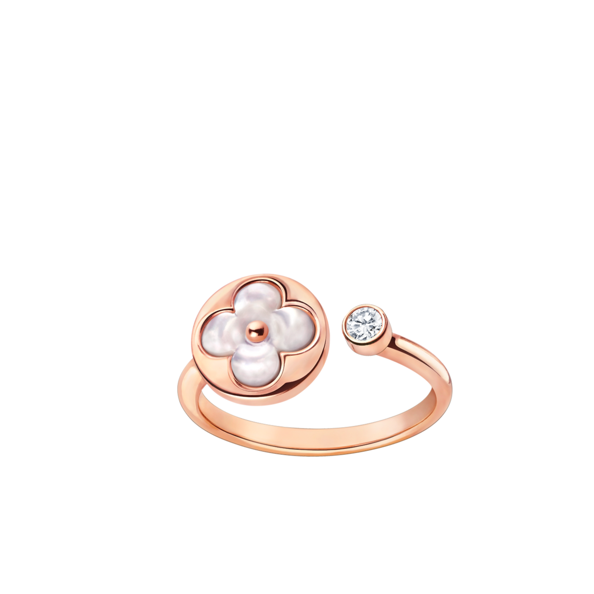 [Dawnora Jewelry]SUN 1 DIAMOND PINK MOP RING