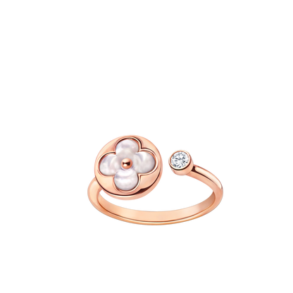 [Dawnora Jewelry]SUN 1 DIAMOND PINK MOP RING