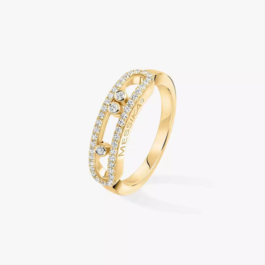 [Dawnora Jewelry] Baby Move Gold Diamond Pave_ Ring