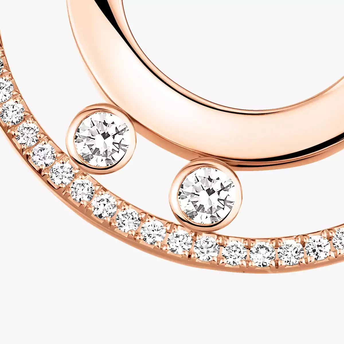 [Dawnora Jewelry]Move Romane Small Diamond Hoop Earrings