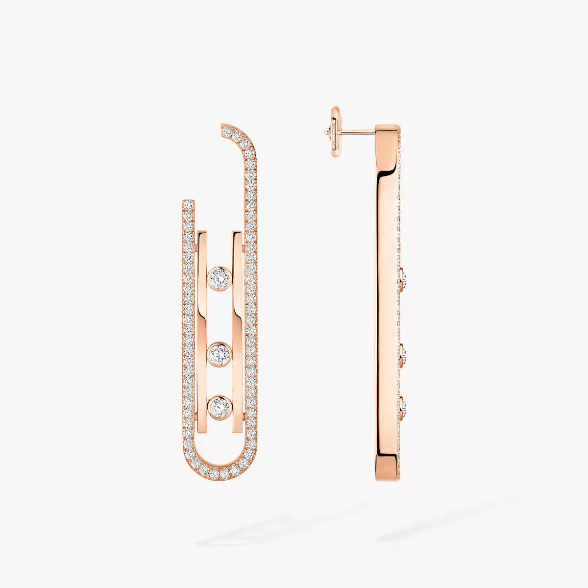 [Dawnora Jewelry]Diamond Pendant Earrings Move 10Th