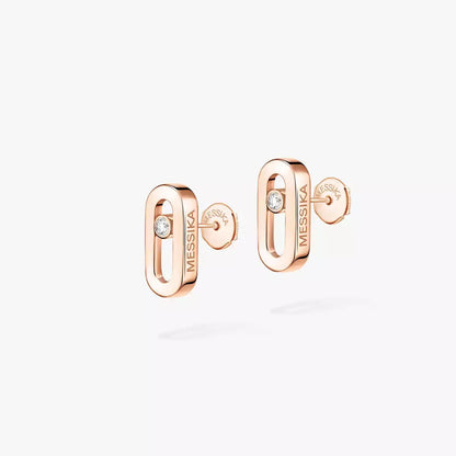 [Dawnora Jewelry]Move Uno Diamond Stud Earrings