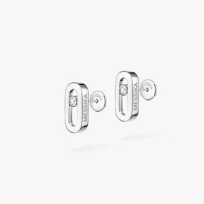 [Dawnora Jewelry]Move Uno Diamond Stud Earrings