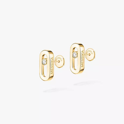 [Dawnora Jewelry]Move Uno Diamond Stud Earrings