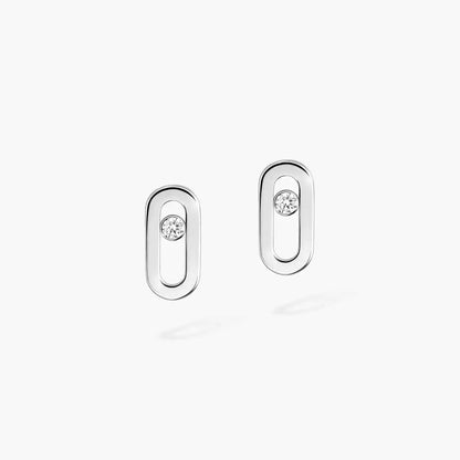 [Dawnora Jewelry]Move Uno Diamond Stud Earrings
