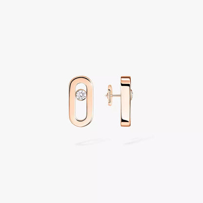 [Dawnora Jewelry]Move Uno Diamond Stud Earrings