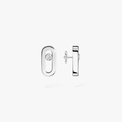 [Dawnora Jewelry]Move Uno Diamond Stud Earrings