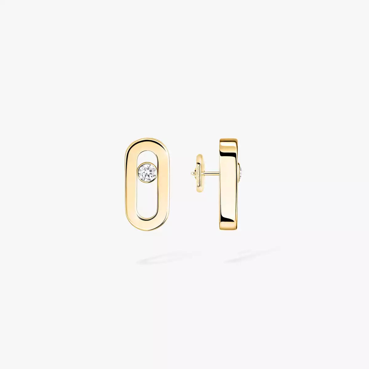 [Dawnora Jewelry]Move Uno Diamond Stud Earrings